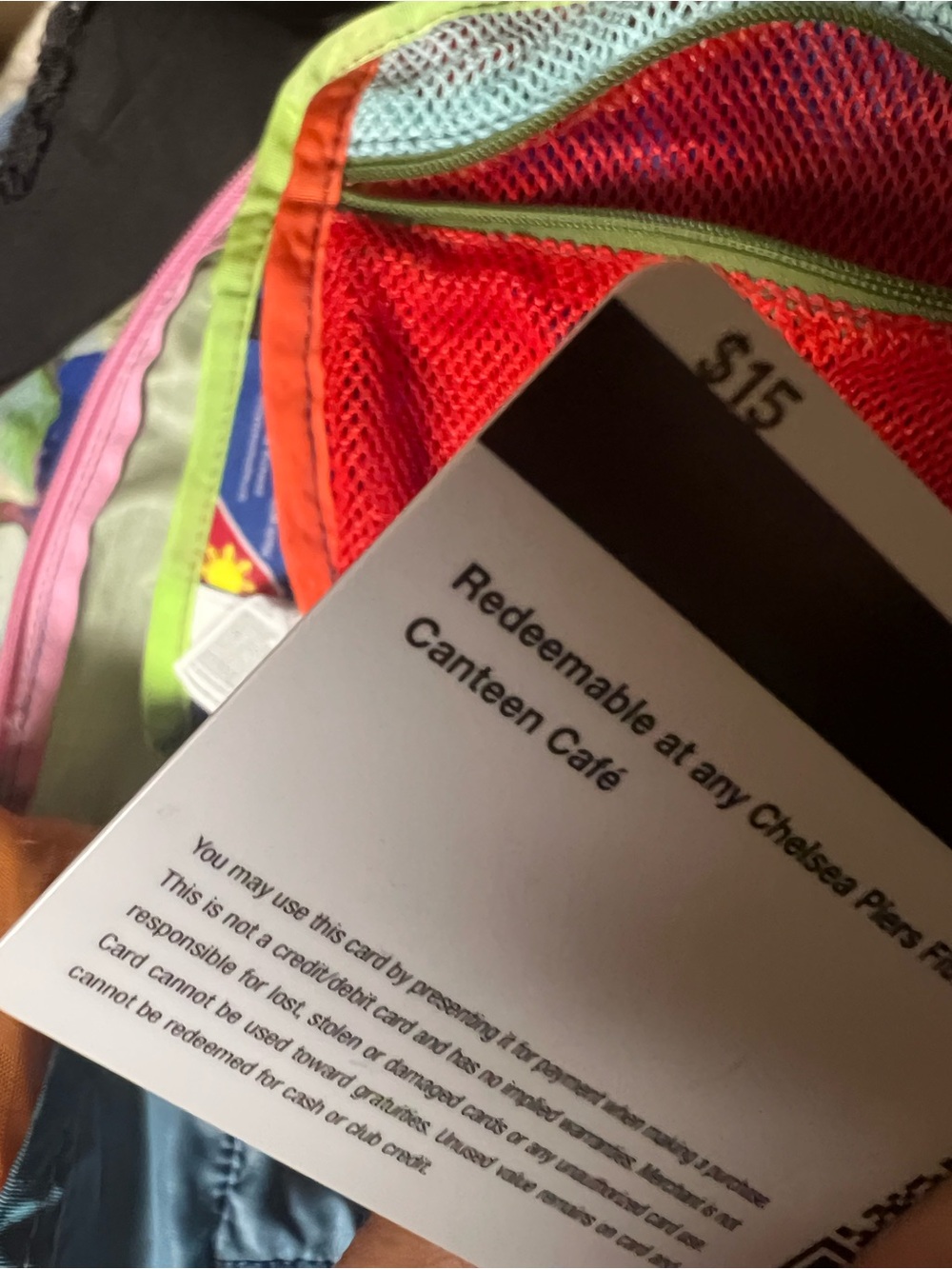 cotopaxi Chelsea Piers fitness pack in green, red, orange, pink - Picture 7 of 7